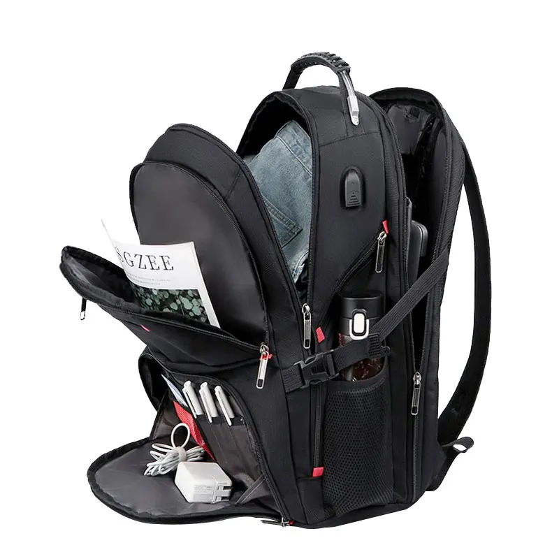 Men's Backpacks 50L Large Capacity 16/17 Inch Laptop Bags Waterproof Women's Travel Backpack Multifunctional School Backpack