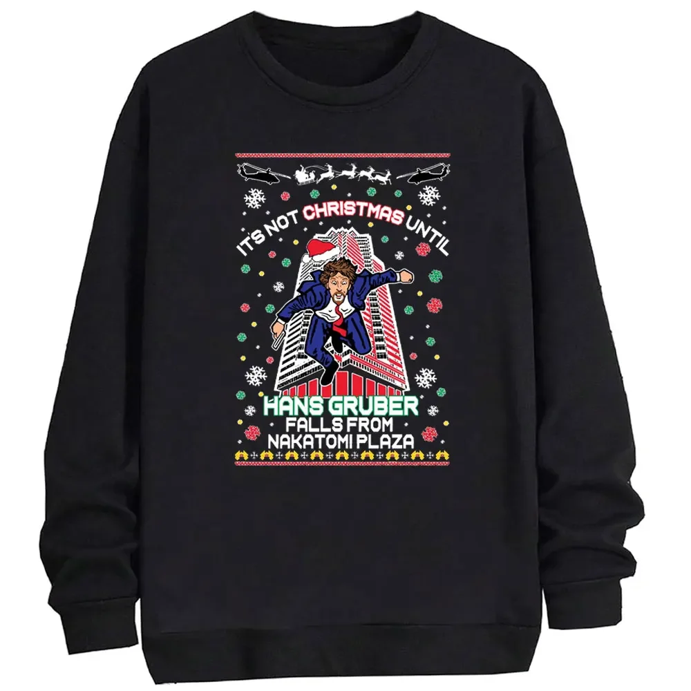 "ليست عيد الميلاد حتى يقع هانز جروبر من ناكاتومي القبيح عيد الميلاد سترة البلوز الرجال الملابس البلوز هوديس النساء #3