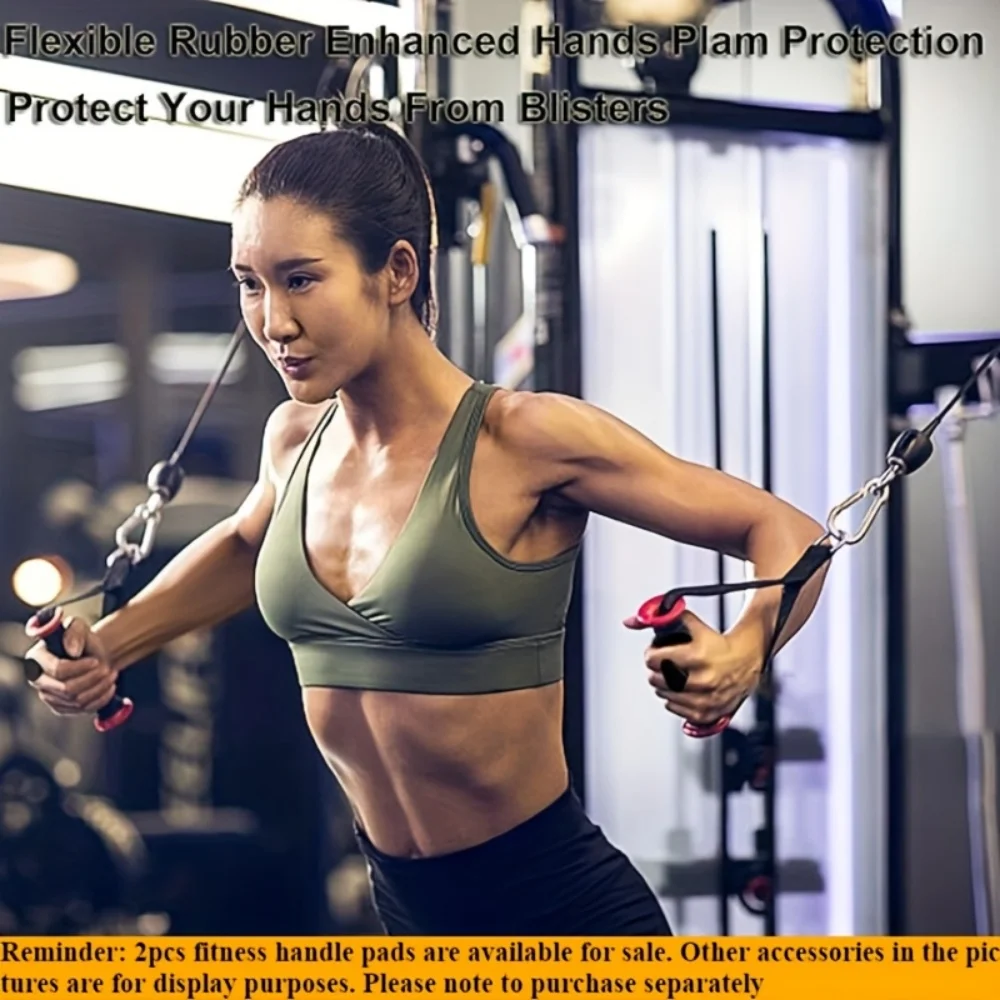 Anti-Slip Grips for Weight Lifting Pull-Ups Gym Training Unisex Ergonomic Rubber Hand Protector Strengthener Handle Gloves