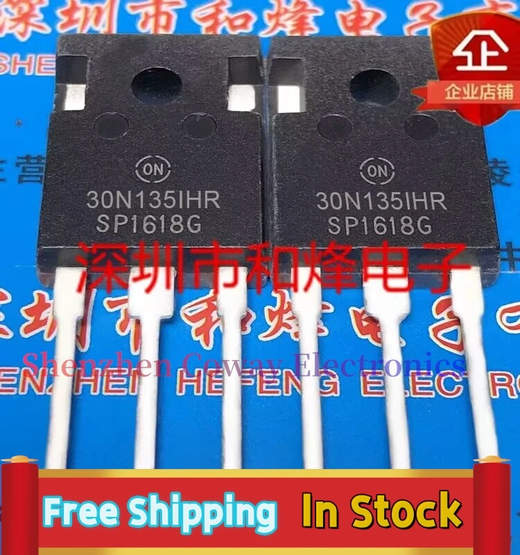 10PCS-30PCS  30N135IHR   TO-247 MOS 30A 1350V  In Stock Fast Shipping