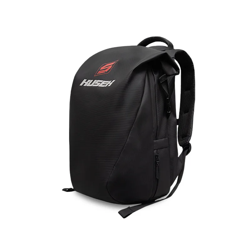 

Motorcycle Helmet Backpack, Waterproof Riding Pack with 17" Laptop Compartment, Travel Gear for Men