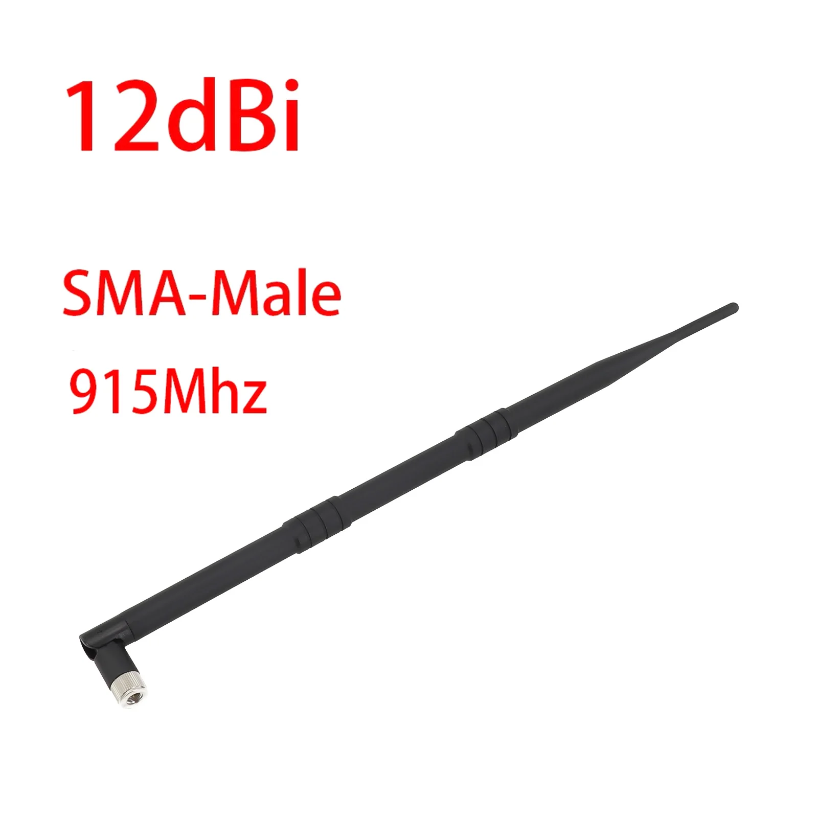 1pc Brand New Antenna 12dBi SMA Male Aerial 50 Ohm Impedance Connector High Efficiency SMA-Male Vertical Polarization