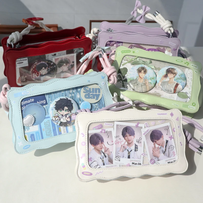 

Original Daily Handbag Versatile Sweet Transparent Crossbody Bags Messenger Bag Female Purses and Handbags