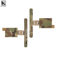 KRYDEX 2 PCS Tactical Cummerbund Adapters Quick Release Metal Buckle Kit for JPC CPC FCPC FCSK V5 3AC Cummerbunds