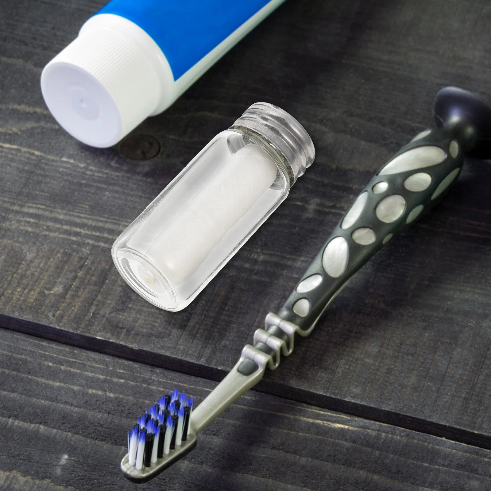 

2Pcs Safe Dental Floss Natural Corn Fiber Floss for Braces Biodegradable Oral Cleaning Tool Compact Design for Travel