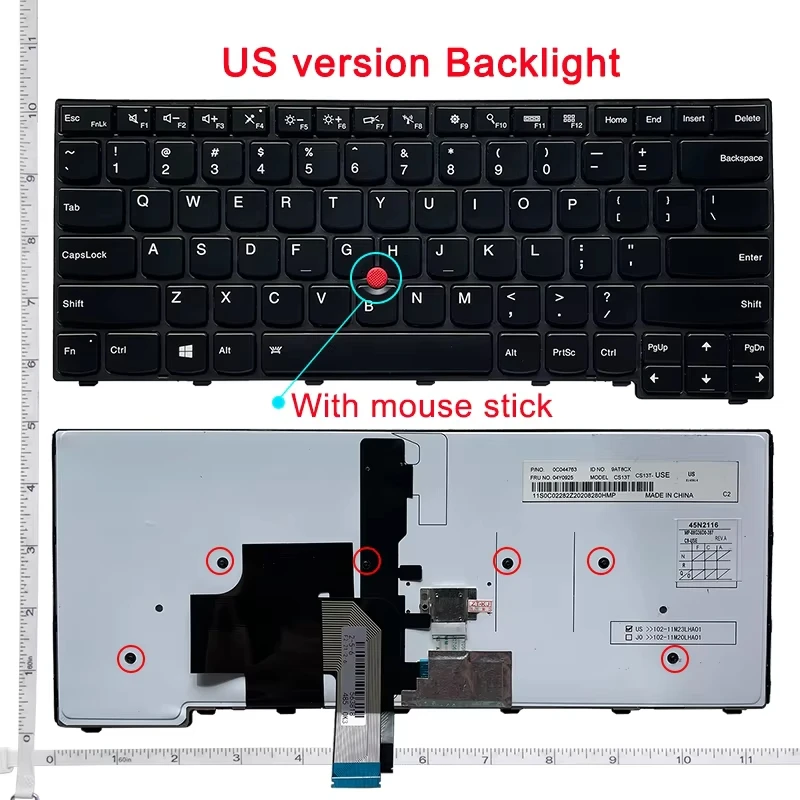 US Engels NIEUWE Laptop Toetsenbord Voor Lenovo IBM Thinkpad E431 E440 L440 L450 L460 L470 T431S T440 T440P T440S T450 T450S T460
