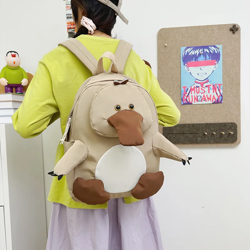 

​2025 Stuffed Animal Backpack for Women Whimsical Large Capacity Bookbag, Adjustable Cartoon Rucksack Lightweight College Chic​