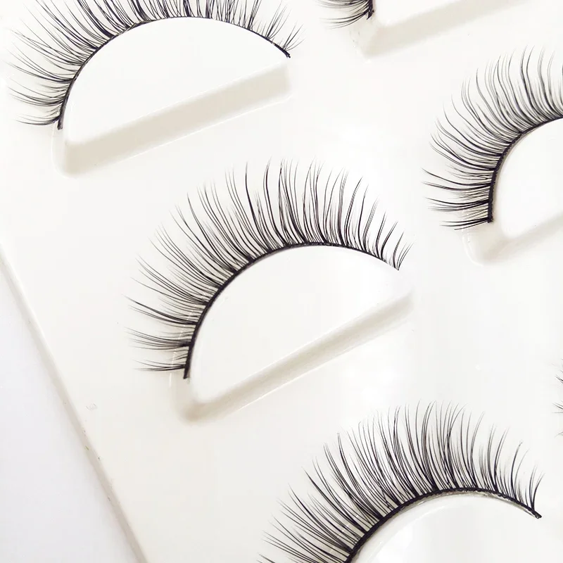 3ペア 厚め クロス つけまつげ 3Dまつげエクステ No.56 ハンドメイド メイクアップ フルストリップラッシュ アイツール