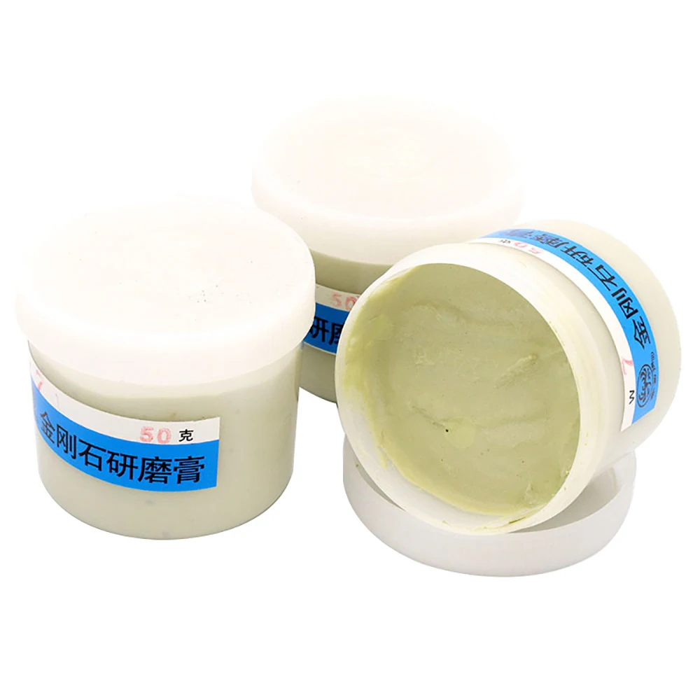 1Pcs 50g 다이아몬드 연마 Lapping 연 삭 붙여 넣기 복합 마이크론 유리 금속 연 삭 연마 도구 에메랄드 마노