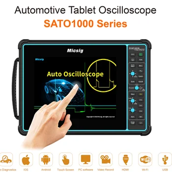 Micsig Oscilloscoop/Stroom/Votagle Sonde Sto1004 Sto2002 8 ''TFT-LCD Volledige Touch Screen Oscilloscoop 4 Kanaals Digitale 100Mhz
