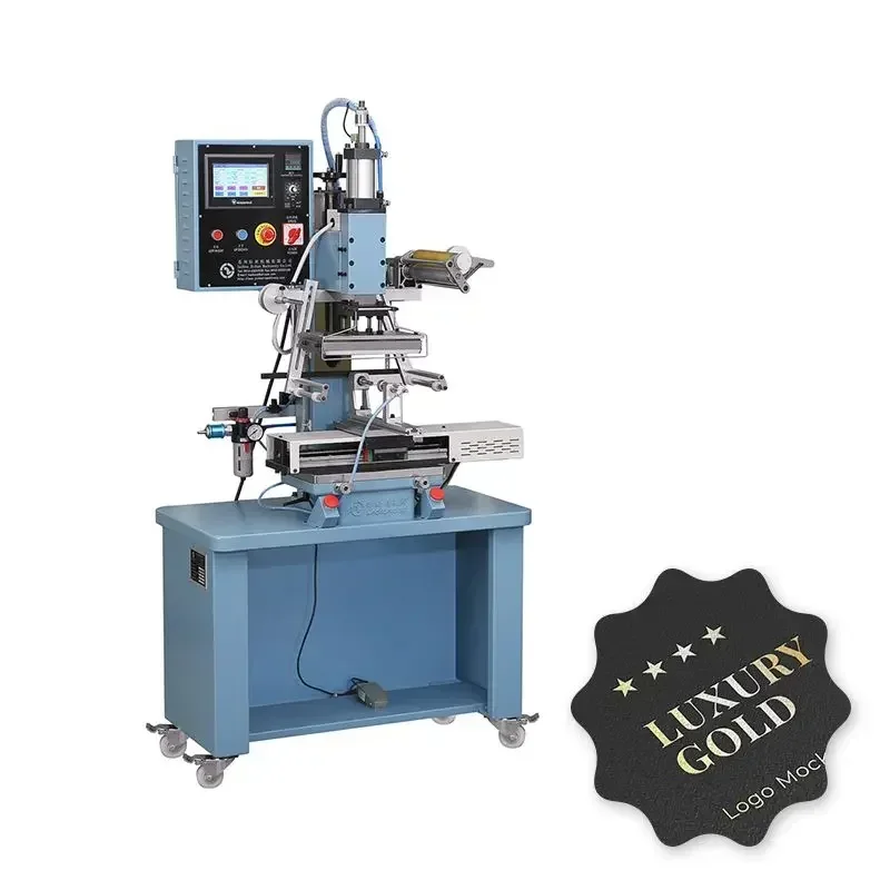 

Cheap hot foil stamping machine leather logo embossed hot bronzing machine price