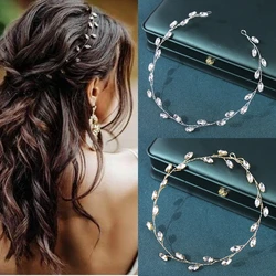 Fasce di strass di cristallo fasce per capelli diademi per le donne sposa festa nuziale accessori per capelli da sposa gioielli fascia per capelli fascia per capelli