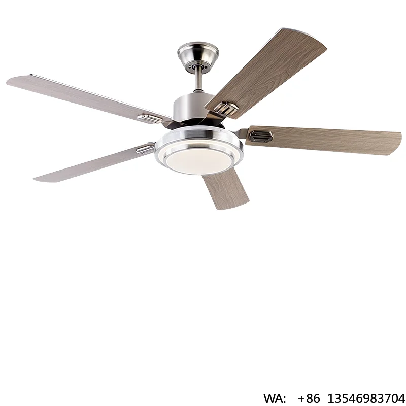 High Quality 52-Inch Modern LED Ceiling Fan with Light Popular Remote Control Project Installation Service