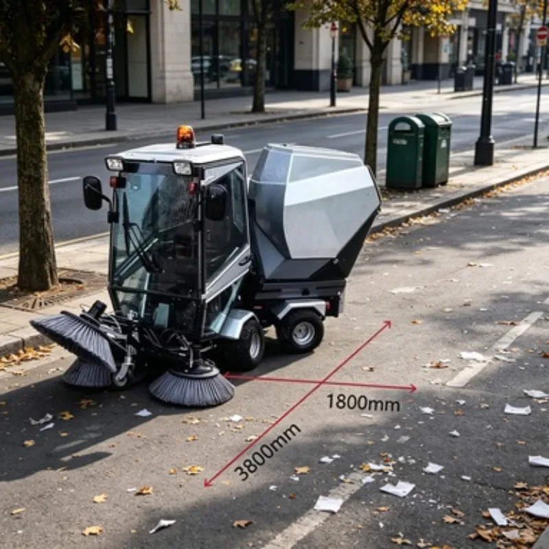 

High-Performance Ride-on Floor Sweeper Street Sweeper for Industrial Cleaning of Airport Tarmac and Exhibition Center Grounds