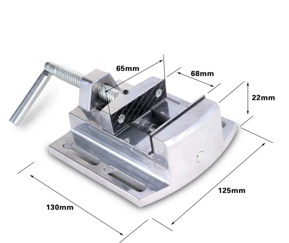 Mini precisio multifuncional mesa de trabalho broca fresadora stent 2.5 "paralela mandíbula vice furadeira torno worktable ajustar