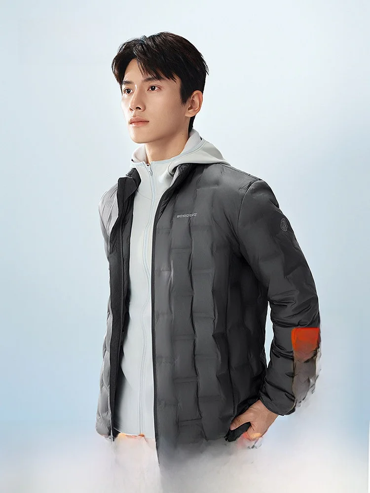 

Bosideng 2026 Spring New Men's ort Lightweight Warm 90 Goose down Jaet Outdoor Casual Stand Collar Versatile