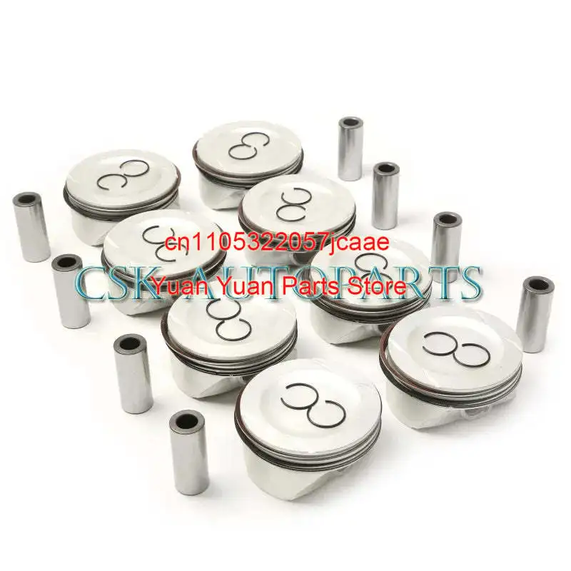 

8 комплектов кованых поршней для двигателя Audi R8 4.2L FSI CNDA 2014 года выпуска