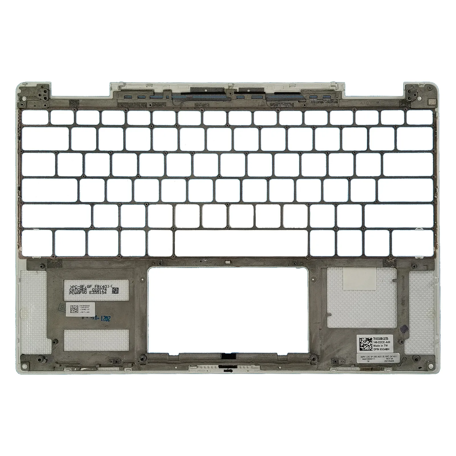 0GG4MH GG4MH For Dell XPS 13 7390 2-in-1 Upper Case Cover Palmrest White