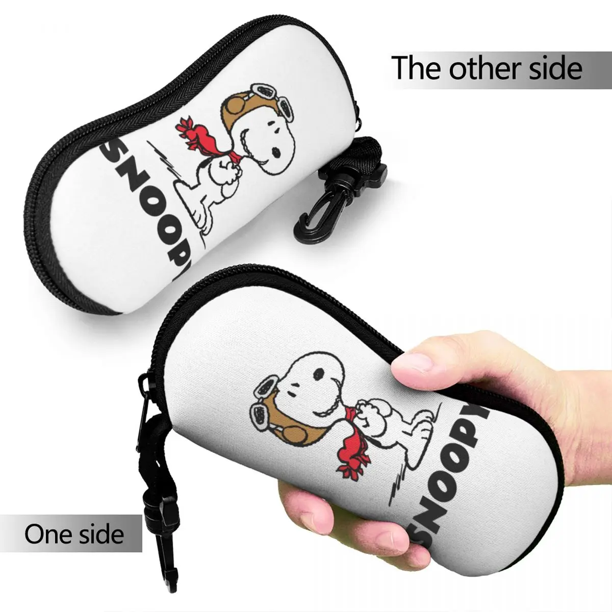 Peanuts Snoopy Flying Ace astuccio per occhiali scatola leggera scatola per occhiali regalo scatola per occhiali da sole