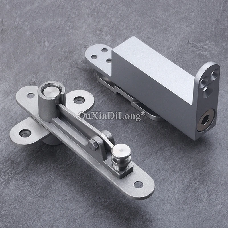 

DHL Shipping 10Sets Heavy Duty Door Pivot Hinges Auto Soft Close Invisible Hidden Door Hinges Install Up and Down