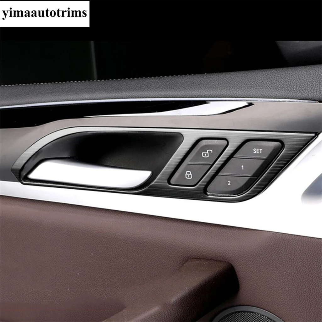 Window Lift Handle Bowl / Head Lamp / Central AC Air Panel Cover Trim Accessories For BMW X3 G01 2018 - 2023 X4 G02 2019 - 2023