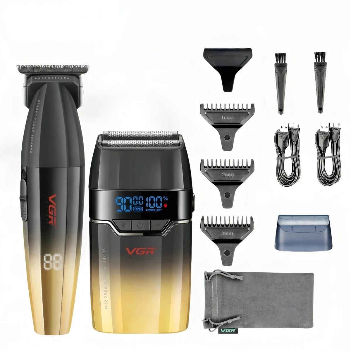 VGR Trimmer Professioneel Elektrisch scheerapparaat Draadloos Toiletapparaat Barbier Haarknipmachine Metalen Trimmer voor mannen V-003 V-906 V-308