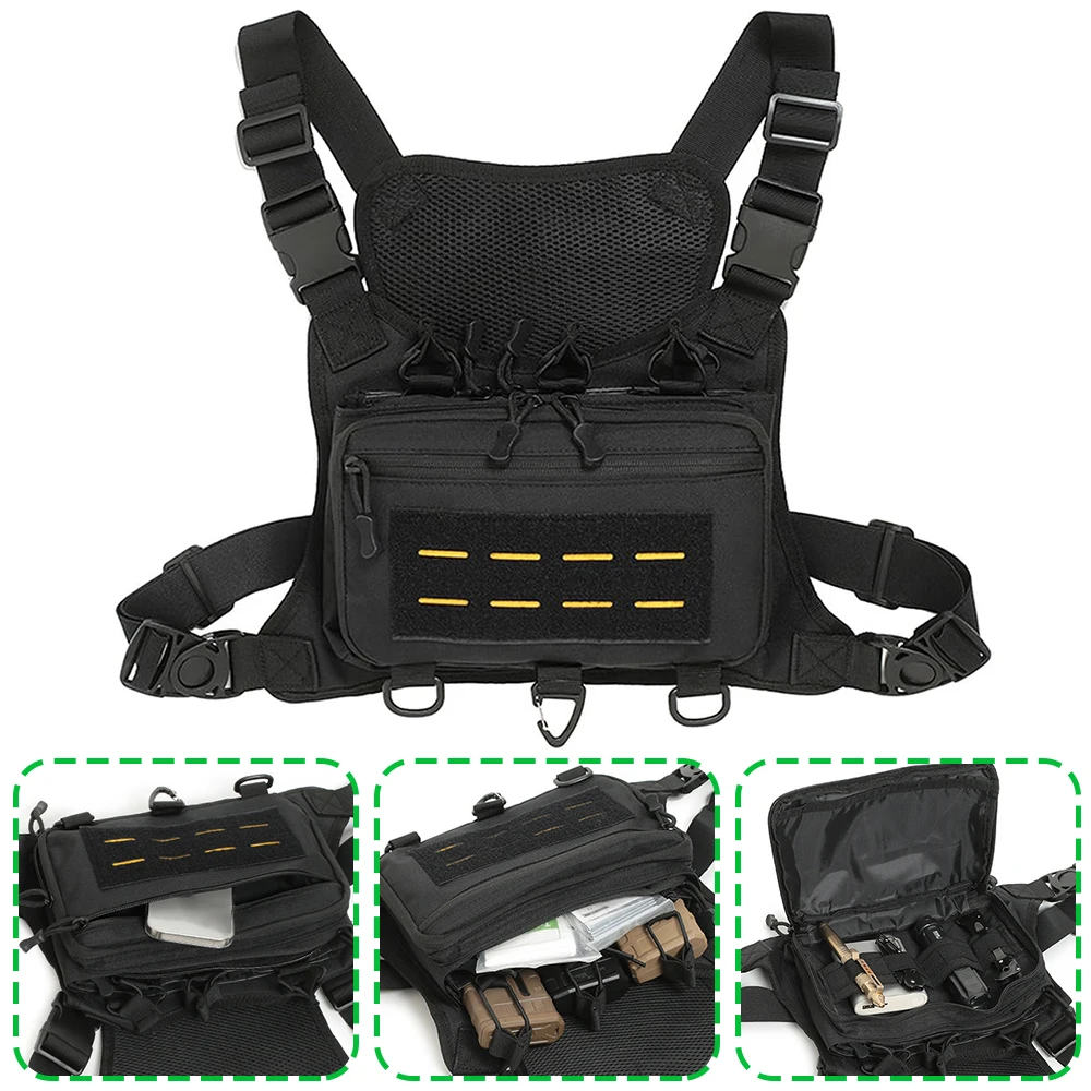 التكتيكية الصدر المشرف حقيبة مول ماج الحقيبة الصيد فائدة الصدر حزمة تلاعب الحقيبة EDC الأدوات المنظم #1