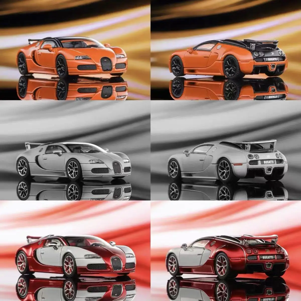 Mortal 1:64 Bugatti Veyron 16.4 Super Sports Tail Liftable Alloy Premium Diecast Vehicle Model True Scale Miniatures Ship Now