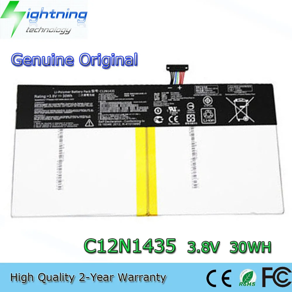 

C12N1435 3.8V 30Wh Laptop Battery for Asus Transformer Book T100HA 10.1-Inch 2 in 1 etc.