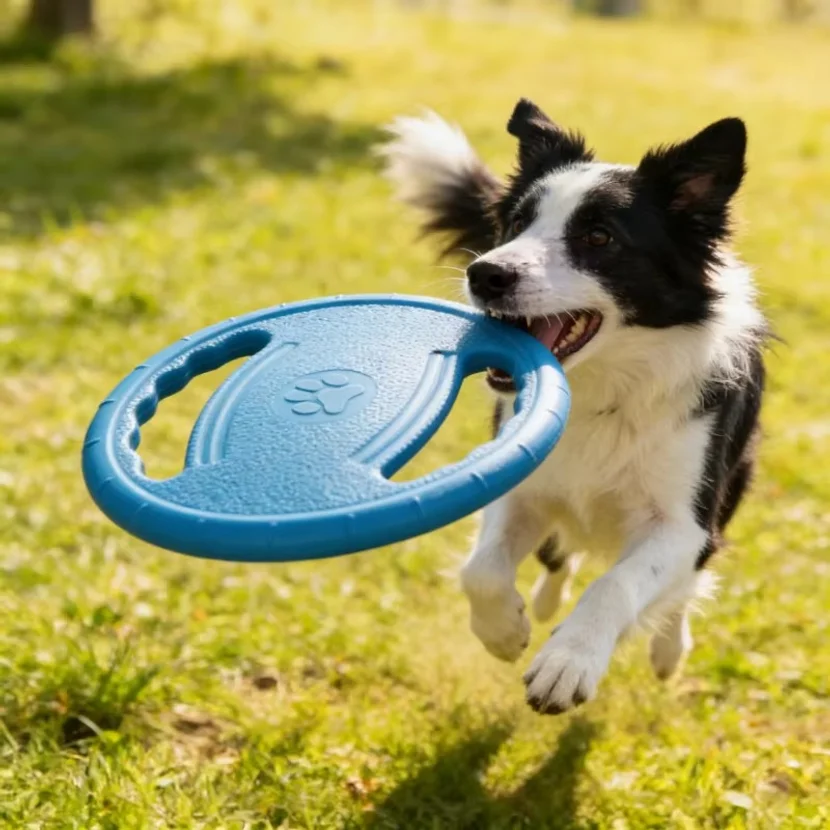 Dogs EVA Flying Disc Tooth Che - Indestructible Dog Chew Toy ulasan dan harga