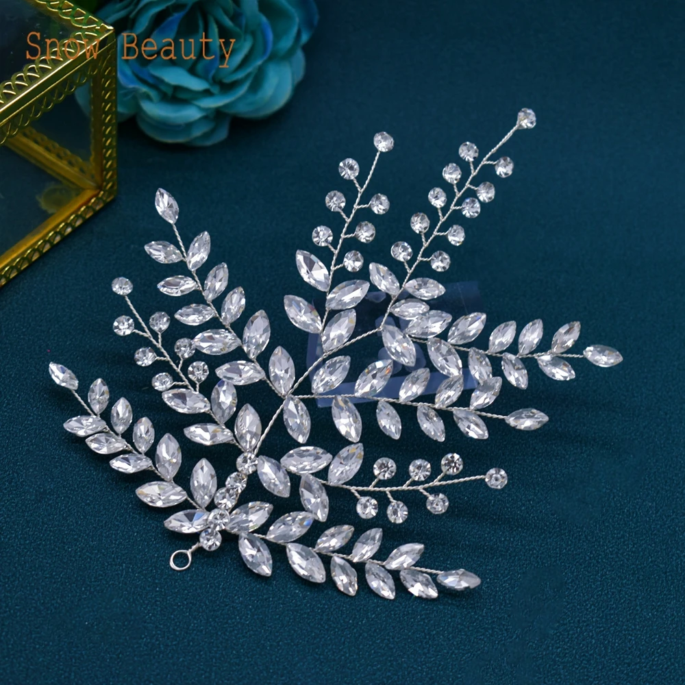 

DZ109 Fashion Bridal Headpiece Rhinestone Party Tiara Accessories for Women Headwear Luxury Girls Crystal Wedding Jewelry