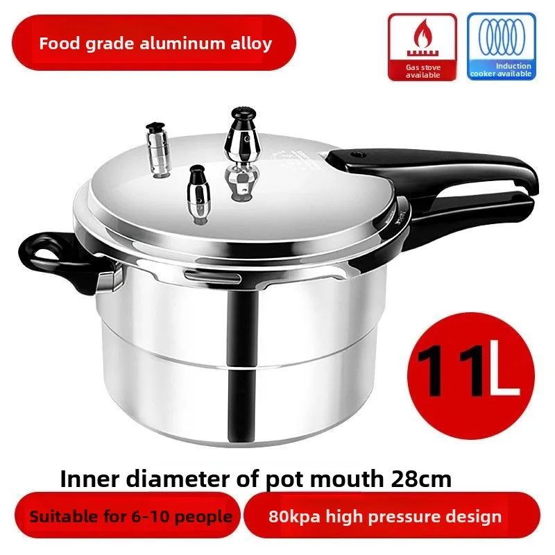 Thickened Explosion Proof Pressure Cooker Universal Gas Stove Induction Compatible Household Commercial Grade Pressure Cooker