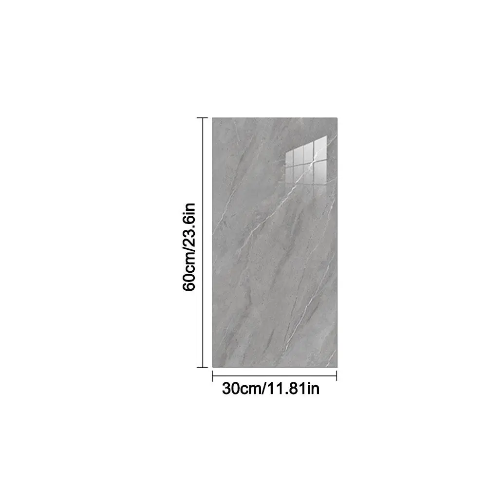 Self Adhesive Tiles Floor Stickers Waterproof Moisture-proof Anti-collision Imitation Wall Sticker Bathroom Marble Wall Decor