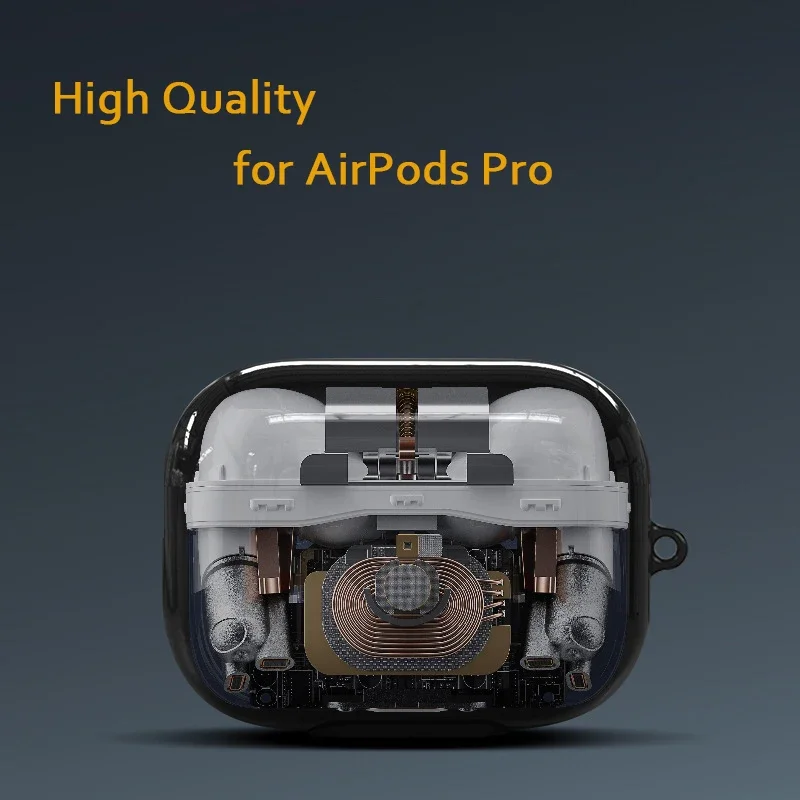 for AirPods Pro 2 Case Luxury 3D technology Earphone Case for AirPods 1 2 3 Pro Charging Box Silicone Soft Case for AirPods Pro