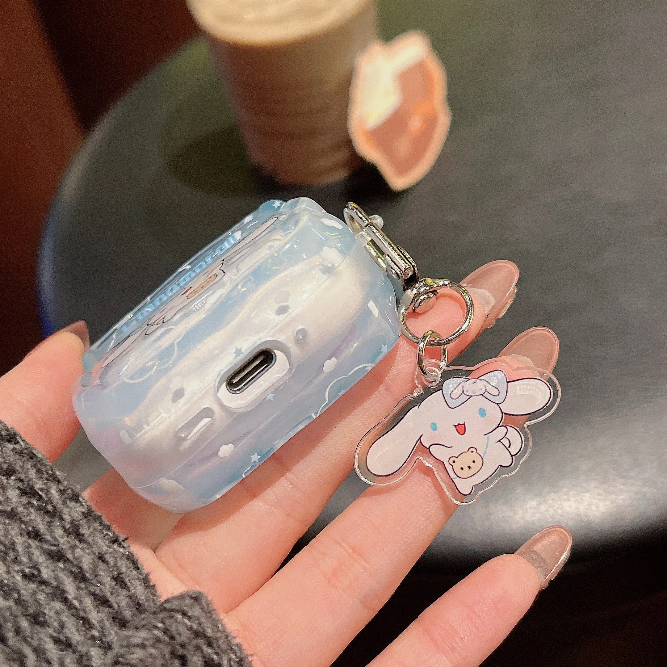 Birthday Preferred Gift Anime For Cinnamoroll Cartoon Cute Anti-fall Headphone Case High Quality For Airpods Pro3,2,3,4,Pro2 - view 6