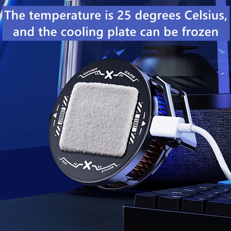 مشعاع للهاتف المحمول مغناطيسي شبه موصل FS03 ، مبرد قوي ، مشبك خلفي ، مروحة تبريد للألعاب ، 15 وات #2