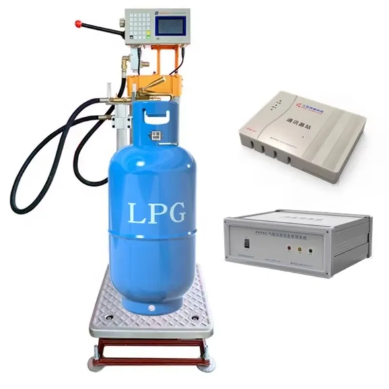 Li-ion Battery Type High Accuracy LPG Cooking Gas Refilling Scale To South Africa Wireless Data Transfer
