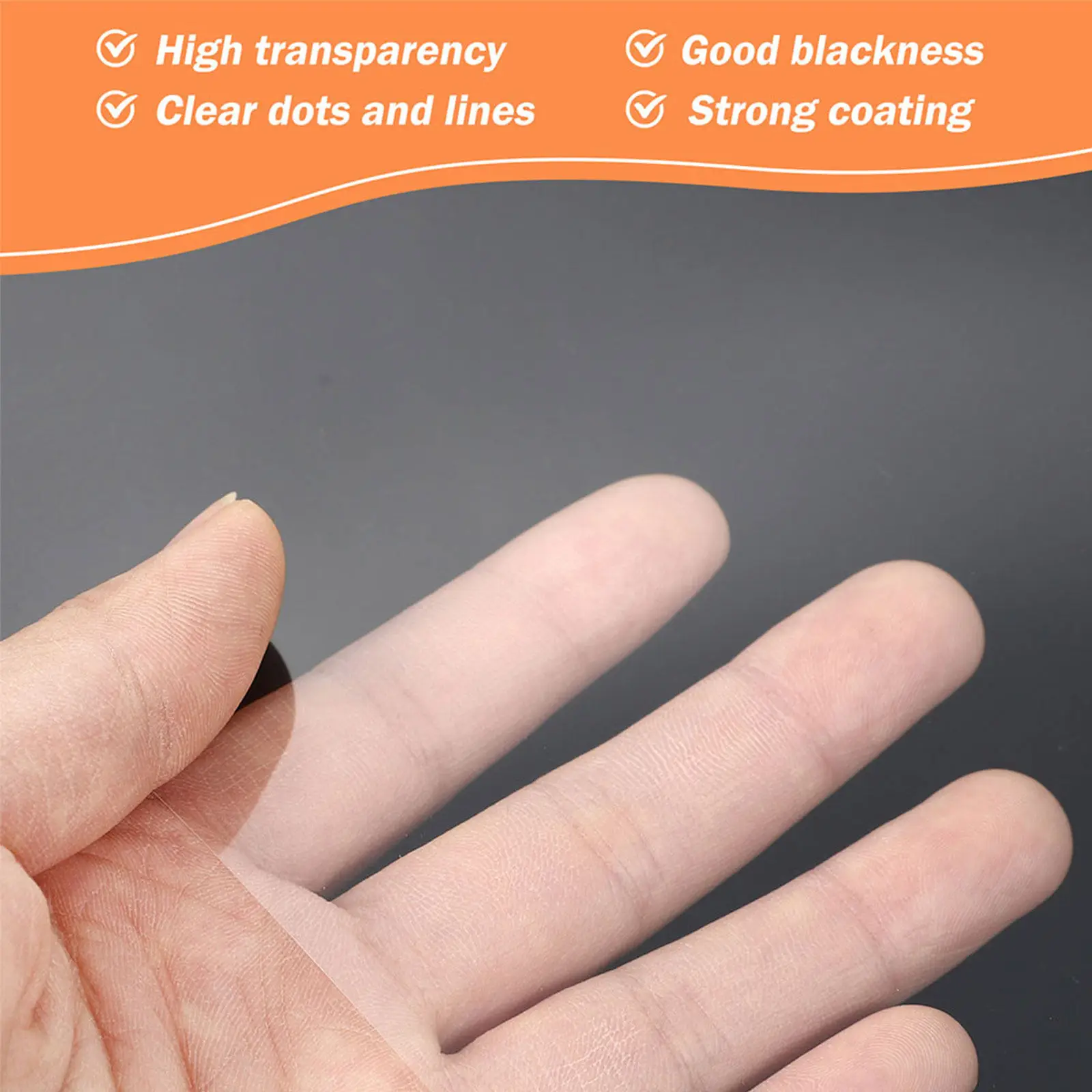 30Sheets Inkjet Transparency Film Printable Clear A4 0.1mm High Precision Printer Paper for Screen Printing Overhead Projector