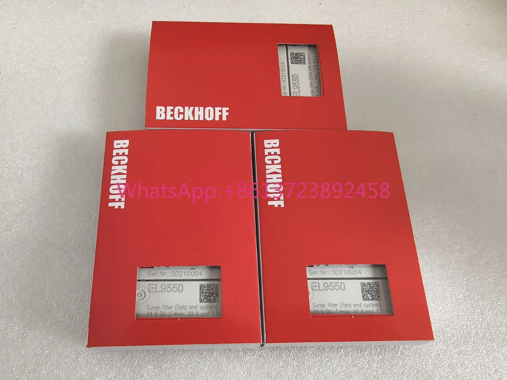 

BECKHOFF EL9550 with code, German Beckhoff module, spot.