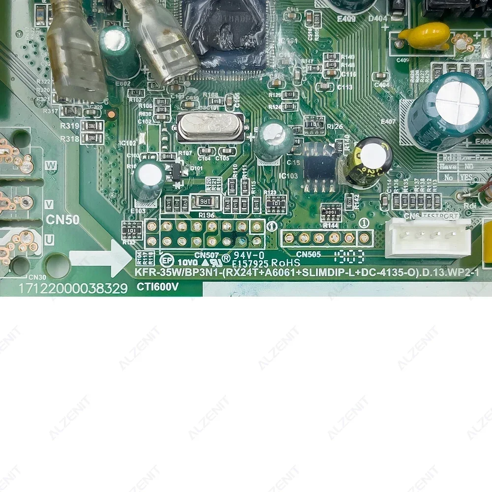 Used For Midea Air Conditioner Control Board KFR-35W/BP3N1-(RX24T+A6061+SLIMDIP-L+DC-4135-O).D.13.WP2-1 17122000038329 PCB