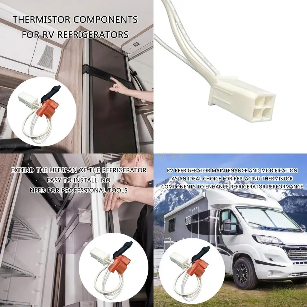 

J0MA RVs Refrigerator Thermistor 618548 Thermistor Assembly Lamp Wire for Norcold