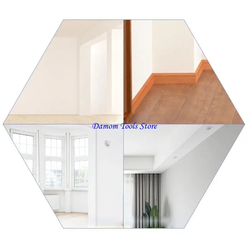 

57be модернизированная кисточка для кисти пластиковая кисть инновационная края щетки 4 -дюймовая ручка для кисти надежна для