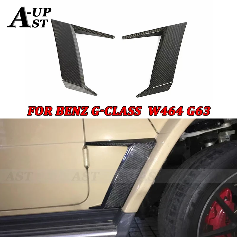 Carbon Fiber Fenders Air Vents For Benz G Class W463 W464 G500 G63 Fins Splitters Body Kits Canards Vent Trims