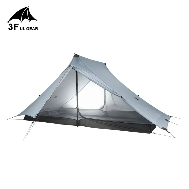 Imagem -03 - Gear-tenda de Acampamento Ultraleve Lanshan Pro Profissional Nylon 20d Ambos os Lados Tenda Silício Pessoa ao ar Livre Temporada 3f ul