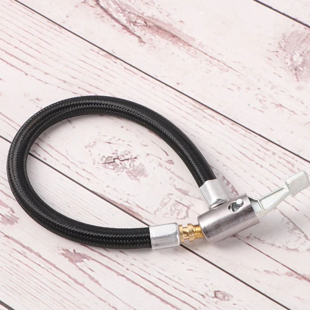 

Locking Air Chuck Air Inflator Extension Tube 10Cm Tire Inflator Hose Adapter Leak Proof Seal for Bike Motorcycle Car Tires