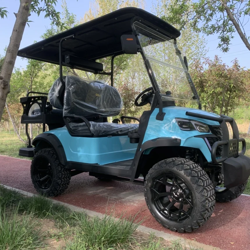 Super Discount Electric Golf Cart With 14-Inch Off-Road Tires 30% Max Driving Slope New Energy Electric Four-Wheel Vehicle