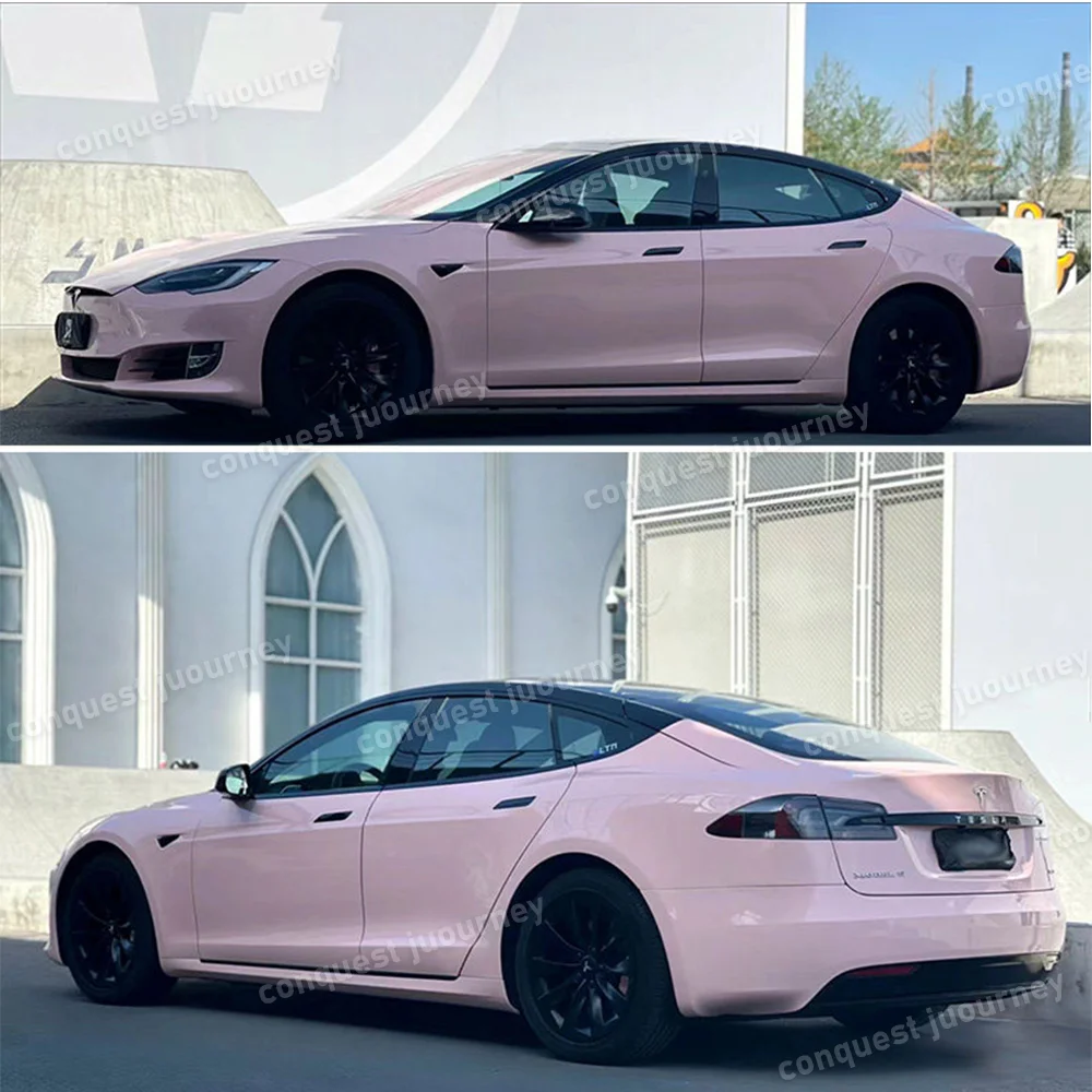 Schwarzende Dachfolie für Tesla Model 3 X S Highland Auto-Aufkleber Streifenverkleidung Y Juniper Versteckte Fenster Tuning – Detail 4