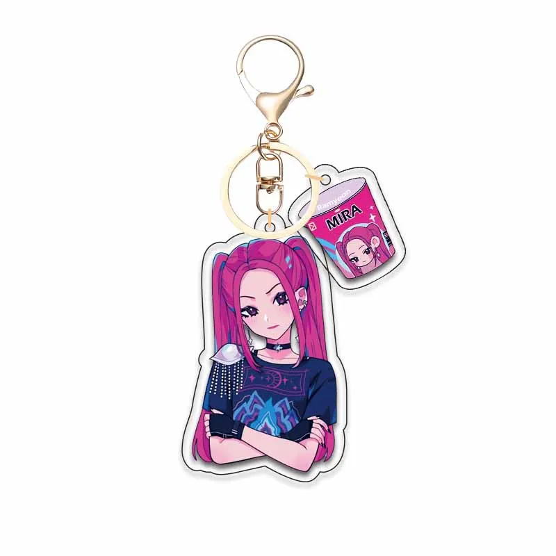 New K-POP Demon Hunters Acrylic Keychain Anime Peripheral Decoration Accessory Pendant Gift for Fans