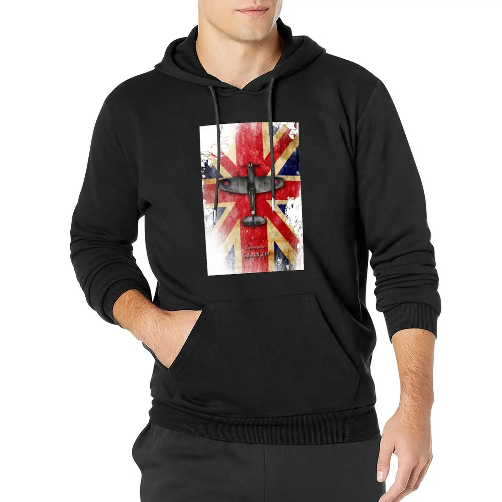 Spitfire Mk.XII Pullover Hoodie men's clothes new hooded tee