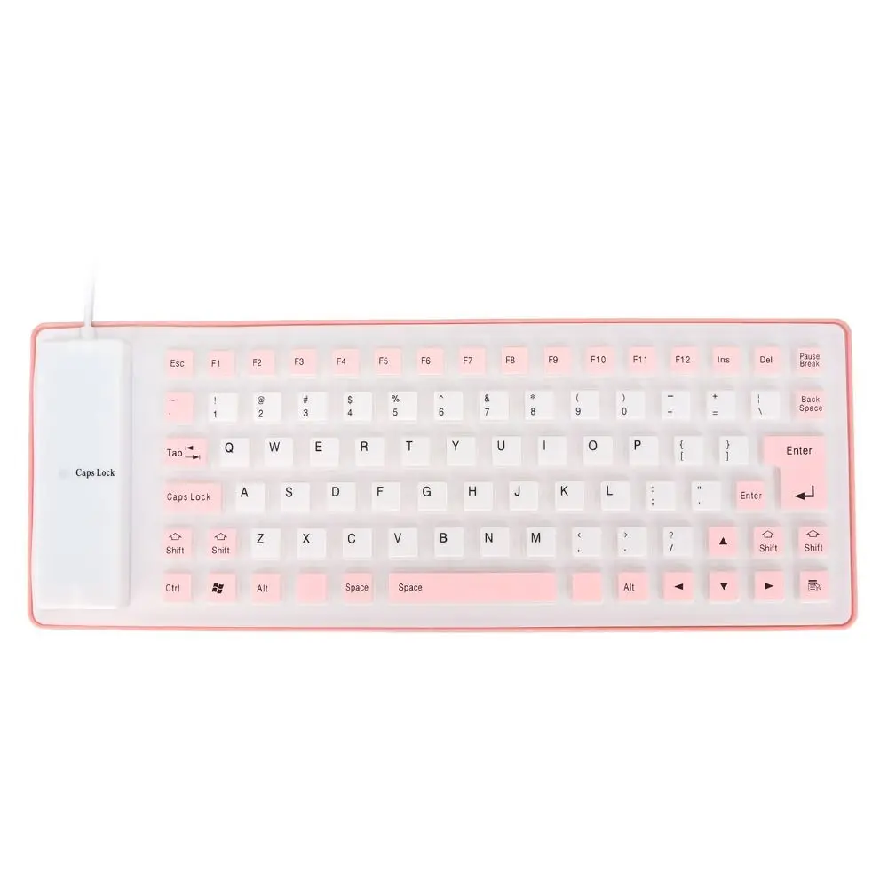 teclado-de-silicone-com-85-teclas-roxo-azul-rosa-laranja-verde-rosa-teclado-usb-com-fio-a-prova-d'Agua-confortavel-e-silencioso